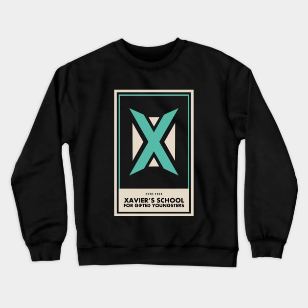 Xavier's School for gifted youngsters Crewneck Sweatshirt by rahalarts